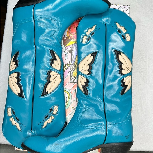 Fly-Away Boot by Jeffery Campbell in blue - Picture 2 of 5